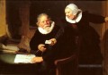 Jan Rijcksen et son épouse portrait Rembrandt
